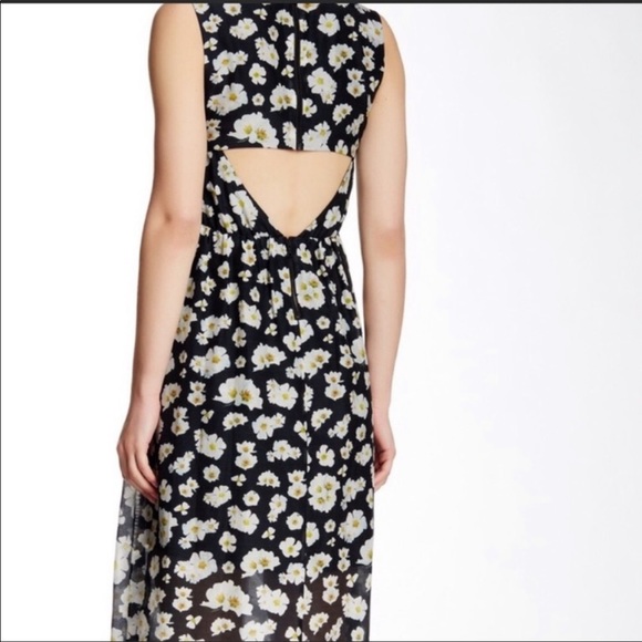 Alice and Olivia Cutout Back Floral dress - Picture 2 of 6